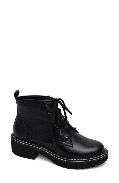 Linea Paolo Taylor Combat Boot In Black