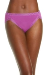 Natori Bliss Cotton French Cut Briefs In Mulberry