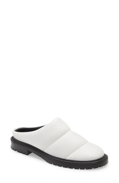 Staud Astro Mule In White/ Black