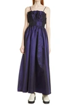 BATSHEVA AMARA TAFFETA MAXI DRESS,BH-W-0099
