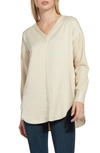 Lyssé Token Pull Over Top In White Chocolate