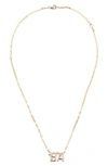 Lana Jewelry Diamond 4 Number Pendant Necklace In Yellow