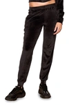 Skims Velour High Waist Joggers In Soot