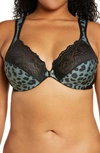 Glamorise Wonderwire® Front Close Underwire Bra In Centennial Leopard