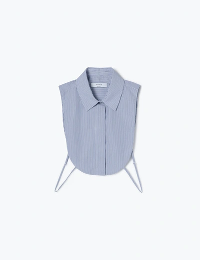 A-line Gentleman Stripes Pleated-detail Bib Vest In Gentleman-stripes
