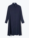 A-LINE FLARED KNEE-LENGHT SHIRTDRESS