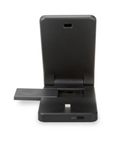 Ilive 3-in-1 Wireless Charging Stand, Iacq491b In Black
