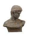 AB HOME 22.5" ATTICUS BUST, RESIN