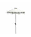 Safavieh Elegant 7.5' Square Umbrella In White