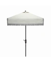 Safavieh Milan 7.5' Square Umbrella In White