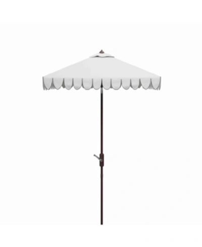 Safavieh Venice 7.5' Square Umbrella In White