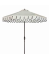 Safavieh Elegant 11' Valance Umbrella In White