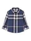 BURBERRY BABY'S & LITTLE BOY'S CHECK STRETCH COTTON SHIRT,400014739198