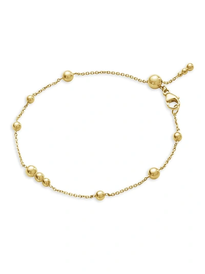 Georg Jensen 18k Yellow Gold Moonlight Grapes Polished Ball Link Bracelet