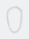STERLING FOREVER STERLING FOREVER PEARL CHAIN NECKLACE
