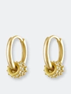 Olivia Le Emma Convertible Pave Hoop Earrings In Grey