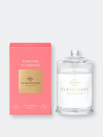 Glasshouse Fragrances Forever Florence 2.1oz Triple Scented Soy Candle
