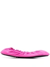 Balenciaga Tug Ballerina Shoes In Neon Pink