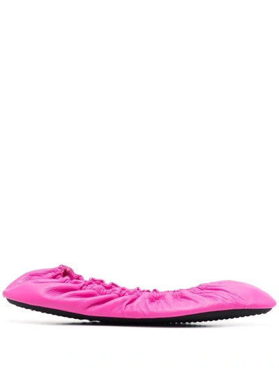 Balenciaga Tug Ballerina Shoes In Pink