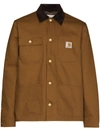 Carhartt Work In Progress Michigan Canvas Coat In Brown