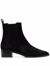 SCAROSSO OLIVIA SUEDE ANKLE BOOTS
