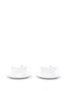 Off-white X Ginori 1735 Logo-print Teacup Set In White
