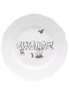 OFF-WHITE X GINORI 1735 LOGO-PRINT DESSERT PLATE