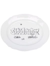 OFF-WHITE X GINORI 1735 LOGO-PRINT OVAL TRAY