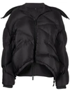 Mcq By Alexander Mcqueen Checked Puffer Jacket In Black
