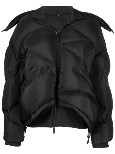 Mcq By Alexander Mcqueen Checked Puffer Jacket In Black