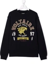 Zadig & Voltaire Graphic-logo Print Sweatshirt In Blue
