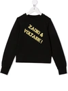 Zadig & Voltaire Logo-print Crewneck Sweatshirt In Black