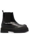 BY MALENE BIRGER LEATHER ANKLE BOOTS