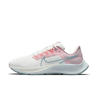Nike Air Zoom Pegasus 38 Sneakers In White And Pink