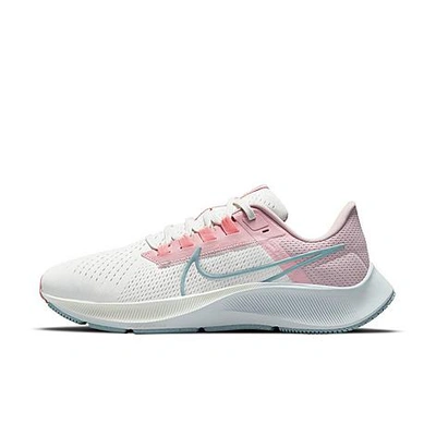 Nike Air Zoom Pegasus 38 Sneakers In White And Pink In Nude