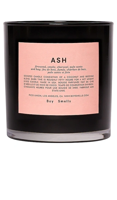 BOY SMELLS ASH SCENTED CANDLE,BSME-WA1