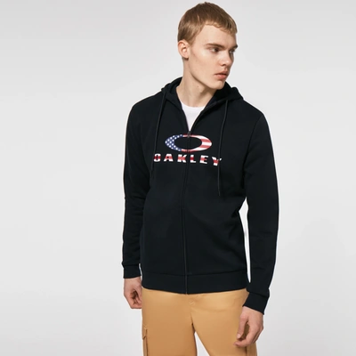 Oakley Bark Fz Hoodie 2.0 In Black