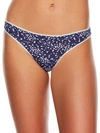 On Gossamer Printed Mesh Hip G Thong In Scattered Dot