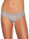 On Gossamer Gossamer Mesh Hip Bikini In Blue Mist