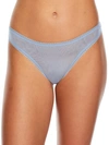 On Gossamer Gossamer Mesh Hip G Thong In Blue Mist