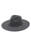 San Diego Hat Felt Panama In Charcoal