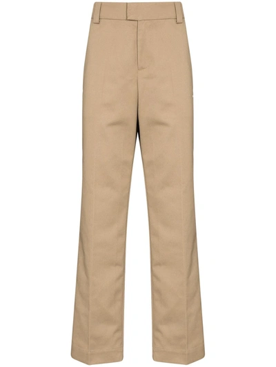 Soulland Everet Straight-leg Trousers In Neutrals