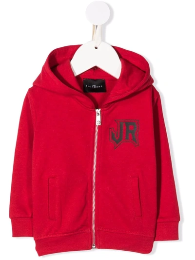 John Richmond Junior Baby Logo Sweatshirt In Red