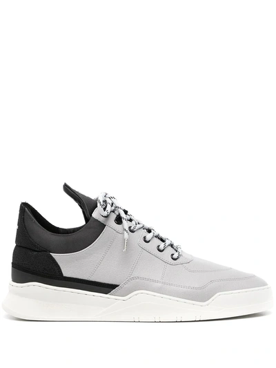 Filling Pieces Lace-up Low-top Sneakers In Schwarz
