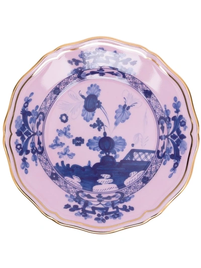Ginori 1735 Oriente Italiano Charger Plate In Purple
