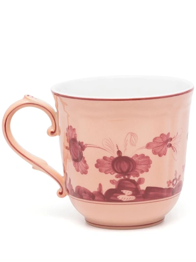 Ginori 1735 Oriente Italiano Porcelain Mug In Rosa