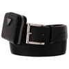 PRADA MEN'S GENUINE LEATHER BELT,2CM235_053_F0002 100