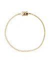 Tom Wood Square Box-chain Bracelet In Gold