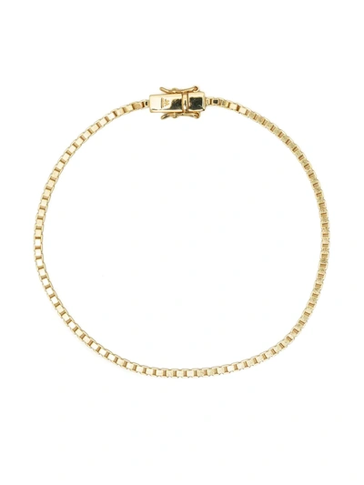 Tom Wood Square Box-chain Bracelet In Gold