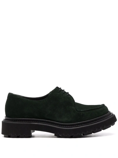 Adieu Type 124 Leather Shoes In Green